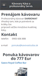 Mobile Screenshot of kavovary-kava-servis.sk